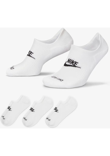 DN3314-100 Everyday Plus Cushioned Unisex Spor Çorap