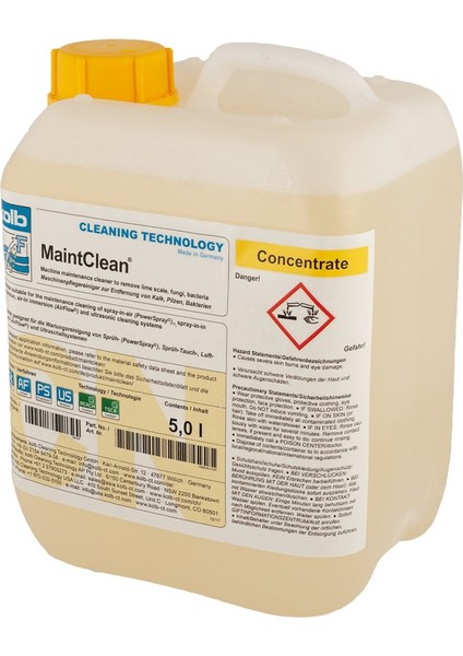 Maintclean®, Kireç ve Lehim Kalıntı Temizleme Deterjanı (5l)