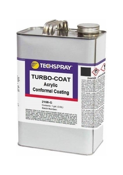2108 Turbo-Coat Akrilik Pcb Koruyucu Kaplama (3.8lt)