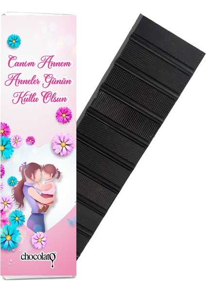 Canım Annem 300 gr Bitter Fıstıklı Tablet Çikolata