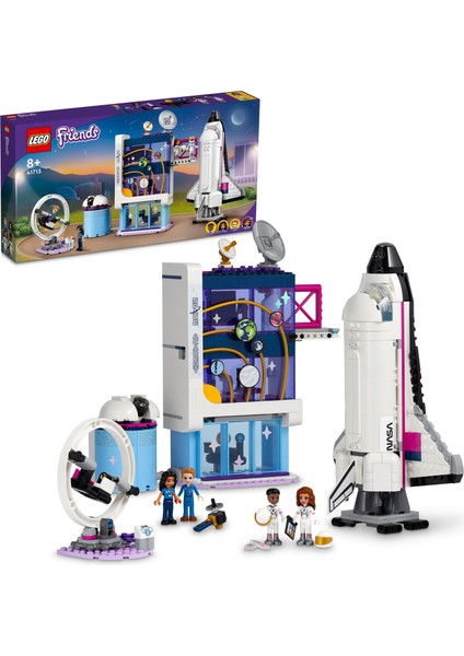 Friends Olivia#nın Uzay Akademisi 41713 - 8 Yaş ve Üzeri Için LEGO Friends Olivia Içeren Uzay Oyuncağı Yapım Seti (757 Parça)