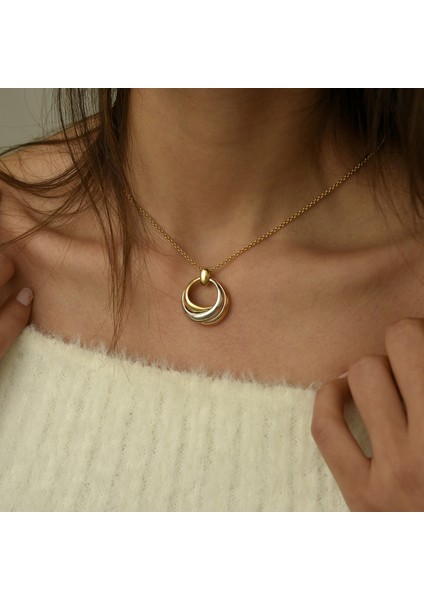 Kadın Cetaş Eterna 3 Renk Olimpiyat Kolye