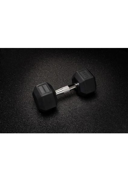 Kauçuk Altıgen Dambıl - Rubber Hex Dumbbell 12,5 kg