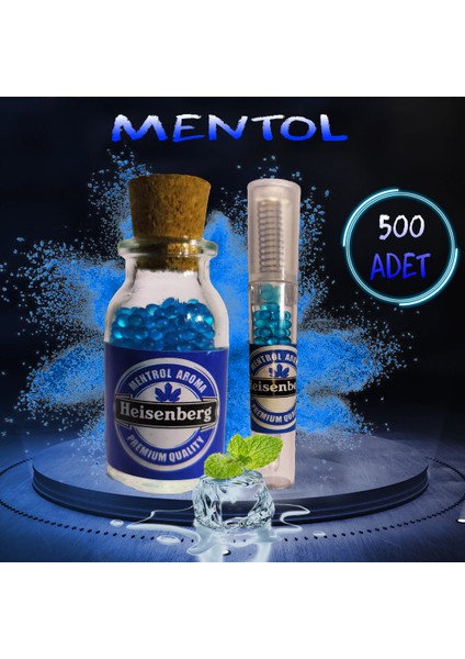 Mentol Topu(Nane Aromaı) 500 Adet+Aplikatör