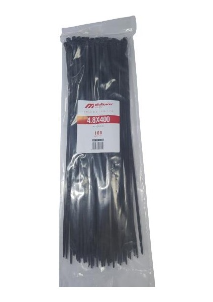 4,8X400MM Kablo Bağı Siyah Mutlusan