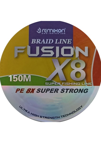 Fusion X8 150M Multicolor Renkli Ip Misina