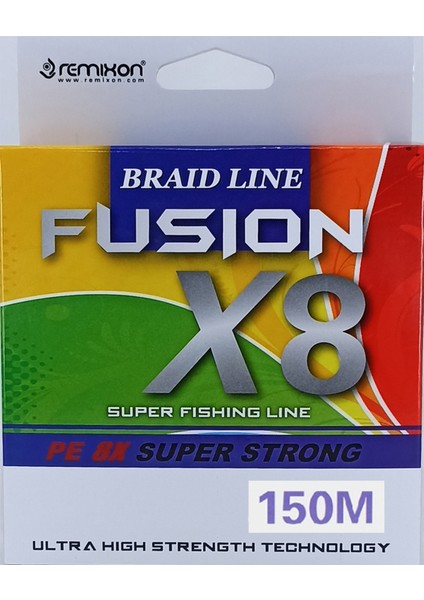 Fusion X8 150M Multicolor Renkli Ip Misina