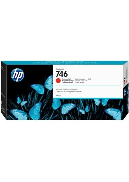 746 Cro.magenta Kro.kırmızı 300 ml Plotter Kartuşu P2V81A