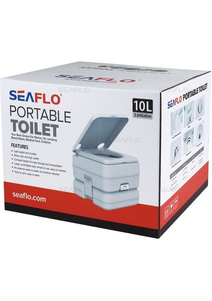 Seaflo SR09720 Portatif Tuvalet 10 Litre - Taşınabilir Tuvalet