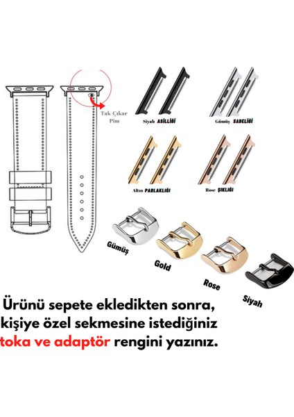Apple Watch Uyumlu Kadın Crazy Deri Kordon 38 40 41 mm indirimleri