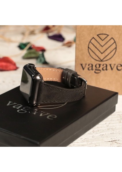 Apple Watch Uyumlu Kadın Crazy Deri Kordon 38 40 41 mm modelleri