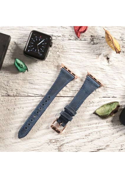 Apple Watch Uyumlu Kadın Crazy Deri Kordon 38 40 41 mm fiyatları