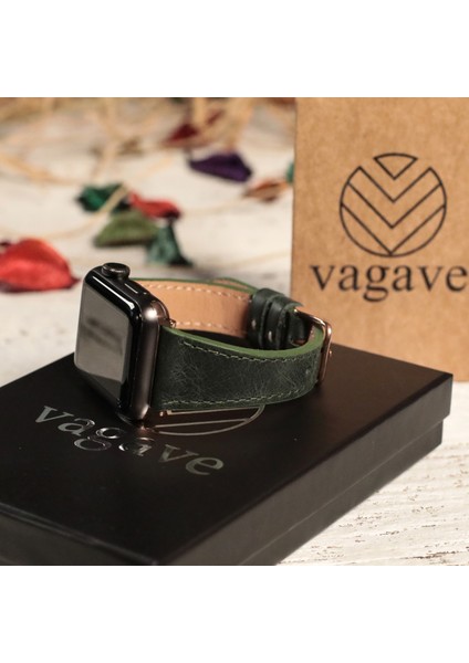 Apple Watch Uyumlu Kadın Crazy Deri Kordon 38 40 41 mm modelleri