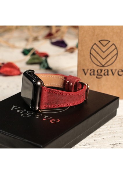 Apple Watch Uyumlu Kadın Crazy Deri Kordon 38 40 41 mm modelleri