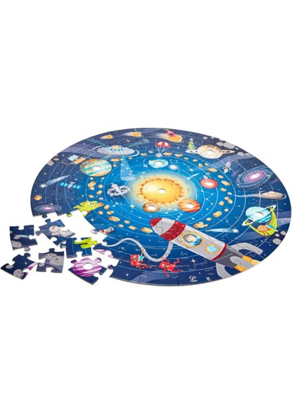 Puzzle Güneş Sistemi Yuvarlak Yapboz / Solar System Puzzle modelleri