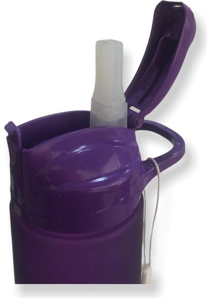 Unbeaten Tritan Pipetli Matara 600 ml Mor fiyatları