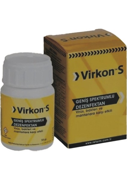 S Geniş Spektrumlu Dezenfektan 50 Gr