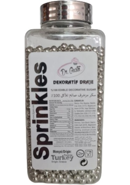 Arjantin Gümüş Draje 2 Numara 250 gr