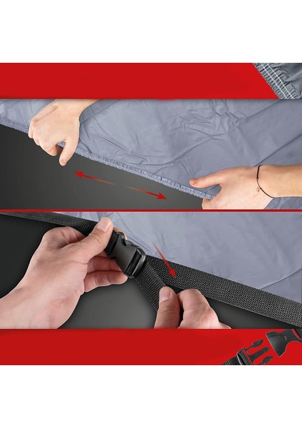 Kanuni Phantom 180 Gri Arka Çantalı Miflonlu Motosiklet Brandası fiyatları