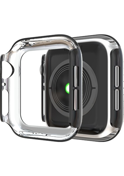 Çift Sıra Pırlanta Pc Apple Watch Uyumlu Series 7 41MM Siyah (Yurt Dışından) fırsatları