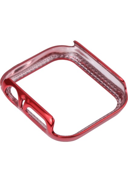 Metal Pırlanta Koruyucu Watch Uyumlu Kılıf Apple Watch Uyumlu Serisi 3 2 1 38MM Kırmızı (Yurt Dışından)