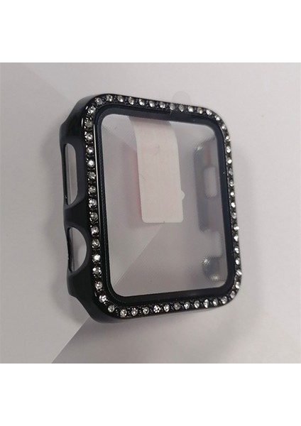 Apple Watch Uyumlu 3 2 1 42MM Siyah Için Pc Tek Sıra Pırlanta Kılıf (Yurt Dışından) fırsatları