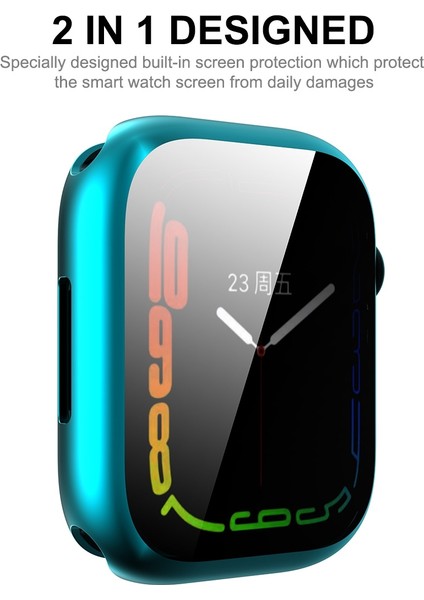 Apple Watch Uyumlu Serisi Için 7 45MM Enkay Hat-Prens Elektroliz Tpu Kılıfı (Yurt Dışından)