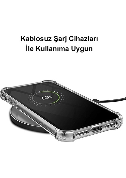Apple iPhone 5s Uyumlu Darbe Emici Antişok Kapak Catface Tasarımlı Silikon Şeffaf Kılıf