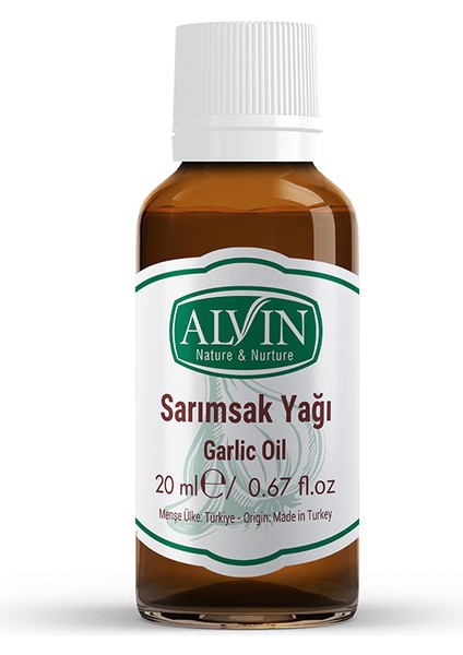 Sarımsak Yağı (Garlic Oil), Dökülen ve Yıpranmış Saçlara Özel, 20 ml