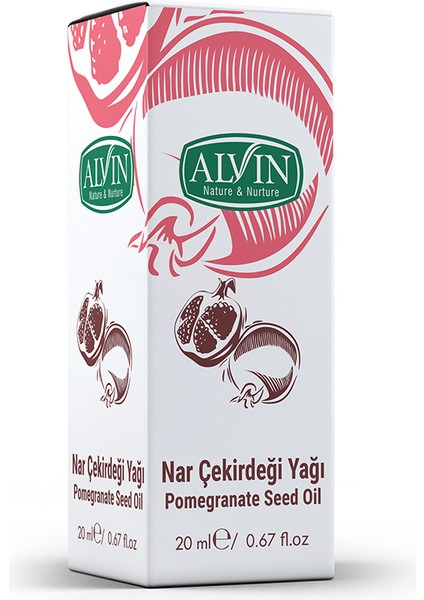 Nar Çekirdeği Yağı, Soğuk Sıkım, %100 Saf ve Doğal, 20 ml