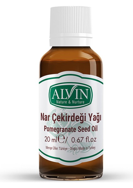 Nar Çekirdeği Yağı, Soğuk Sıkım, %100 Saf ve Doğal, 20 ml