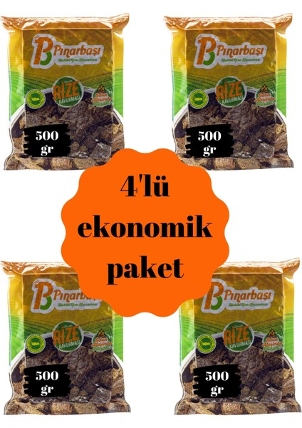 Pınarbaşı Kavurma Odun Ateşinde Kahvaltılık Kavurma Ekonomik 4'lü Paket 2 kg