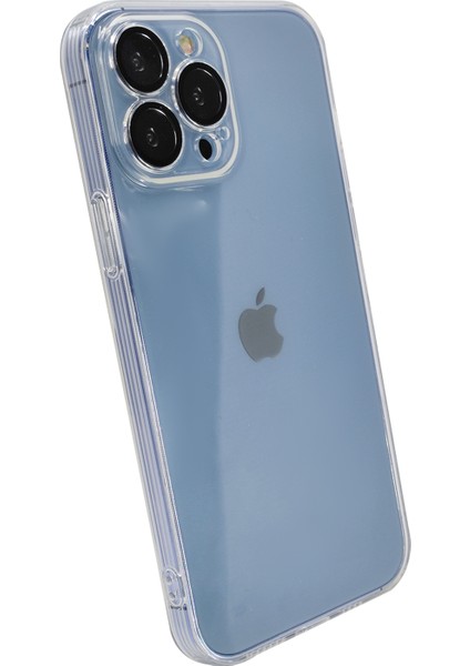 Apple iPhone 13 Pro Max Uyumlu Lüx Koruma Lensli Silikon Kılıf