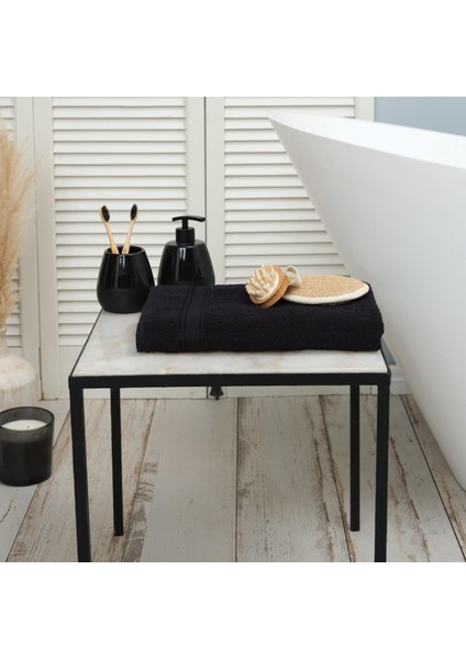 Daily Soft %100 Pamuk Banyo Havlusu 70x140 cm Siyah