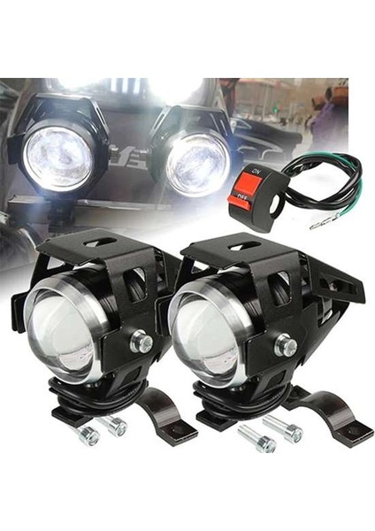 X3 3 Modlu LED Sis Farı Takım Beyaz