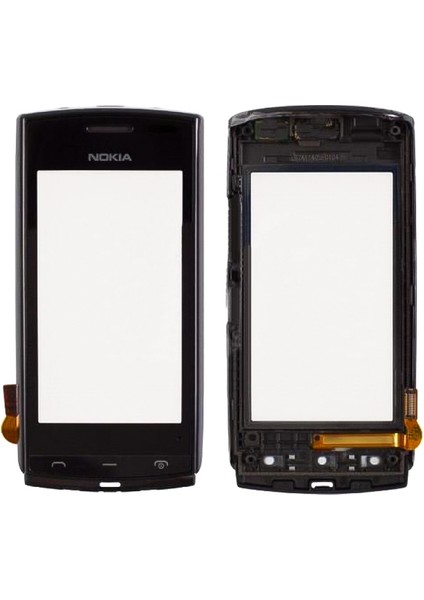 Nokia N500 Dokunmatik Lens Ön Panel Orijinal - Siyah