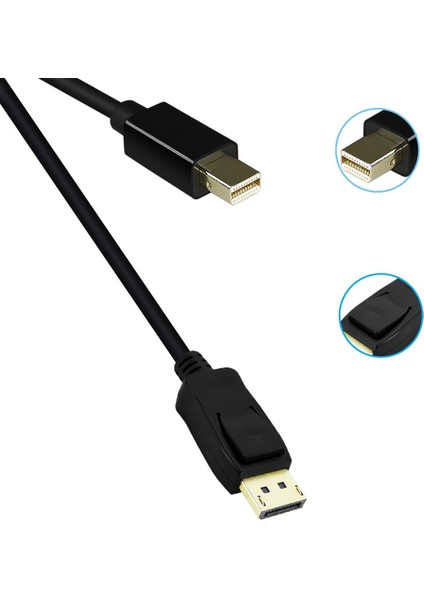 1.8 Metre Mini Display Displayport Kablo 1.8m Minidp Dp To Display Çevirici Kablo indirimleri
