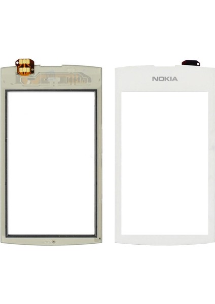 Nokia Asha 306 306 Dokunmatik Lens Orj - Beyaz