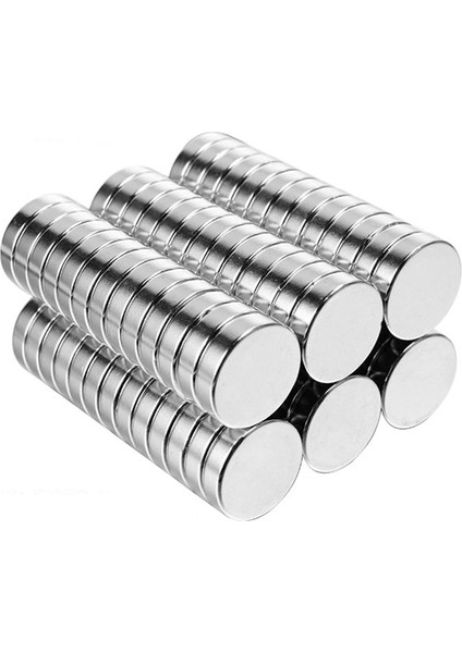 Mıknatıs Yuvarlak Neodyum Mıknatıs 20mm X 5mm, 2 Adet Güçlü Mıknatıs, N35 Kalitesinde 20mm X 5mm Yuvarlak Magnet