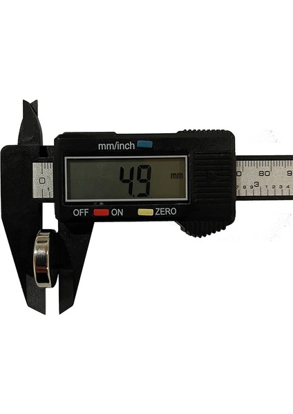 Mıknatıs Yuvarlak Neodyum Mıknatıs 20mm X 5mm, 2 Adet Güçlü Mıknatıs, N35 Kalitesinde 20mm X 5mm Yuvarlak Magnet