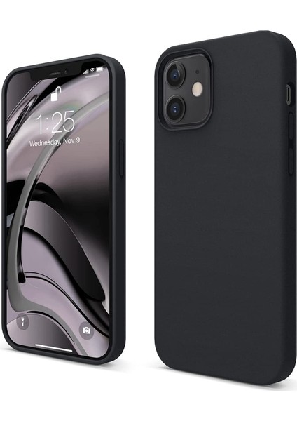 Apple iPhone 12 Pro ile Uyumlu Telefon Kılıfı Kadife Iç Yüzey Soft Tasarım Lansman Kılıf