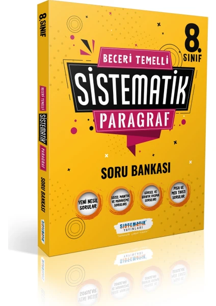 Sistematik Yayınları 8. Sınıf Sistematik Paragraf Soru Bankası