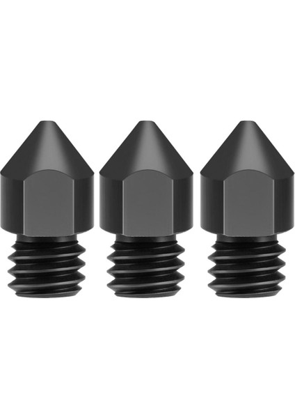 3 Adet Çelik 3D Yazıcı Nozulları Kırmızı Enter 3/CR-10/CR-10S Pro/tevo 0.6mm (Yurt Dışından)