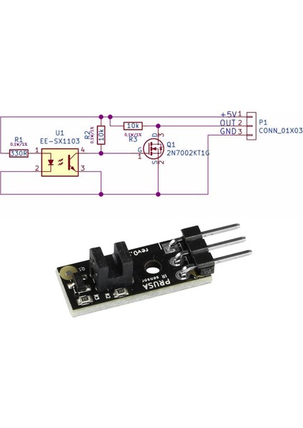 Mk2 5mk3 MK3S Prusa I3 Için 3D Yazıcı Filament Break Tespit Modül Sensörü (Yurt Dışından) fırsatları