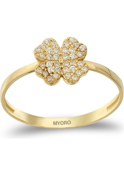 14 Ayar Yonca Eklem Yüzük fiyatları