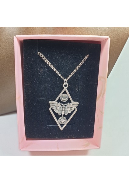 Gümüş Renk 40MM Fairycore Kelebek Figürlü Kolye fiyatları