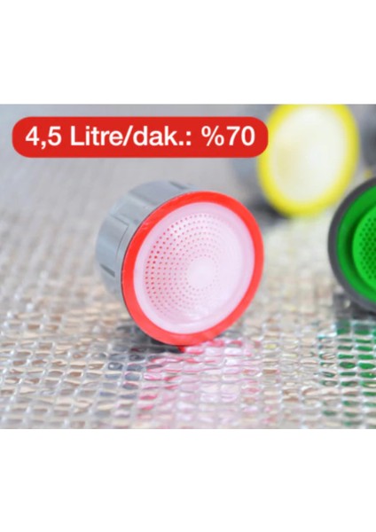 Perlatör Su Tasarruflu 4,5 Lt/dk Dış Dişli