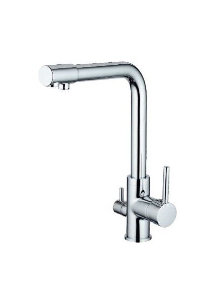 Su Arıtma 3 Çıkışlı Dual Flow Evye Mutfak Bataryası