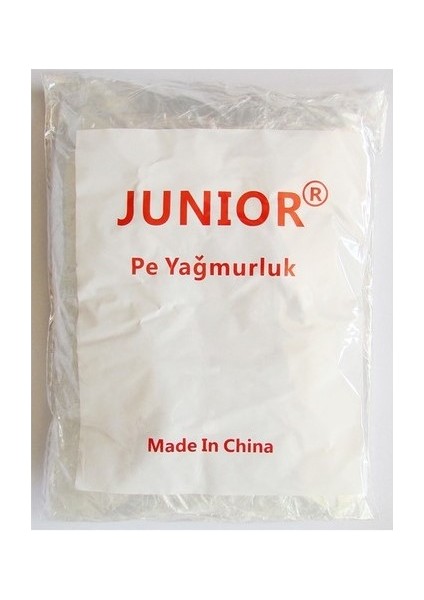 Junior Tek Kullanımlık Yağmurluk