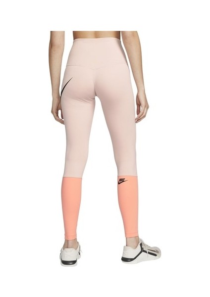 Dri-Fit One High-Waisted Dance Training Pembe Renk Kadın Tayt fırsatları